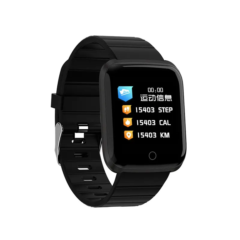 YS18 фитнес-трекер Смарт-часы водонепроницаемые спортивные для IOS умные часы для телефона на Android монитор сердечного ритма функции кровяного давления - Цвет: black