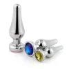 3pcs/Set Stainless Steel Metal Anal safe plug medical Anal Beads Anus tube Crystal Waterproof Adult Products Plug for women ► Photo 2/6
