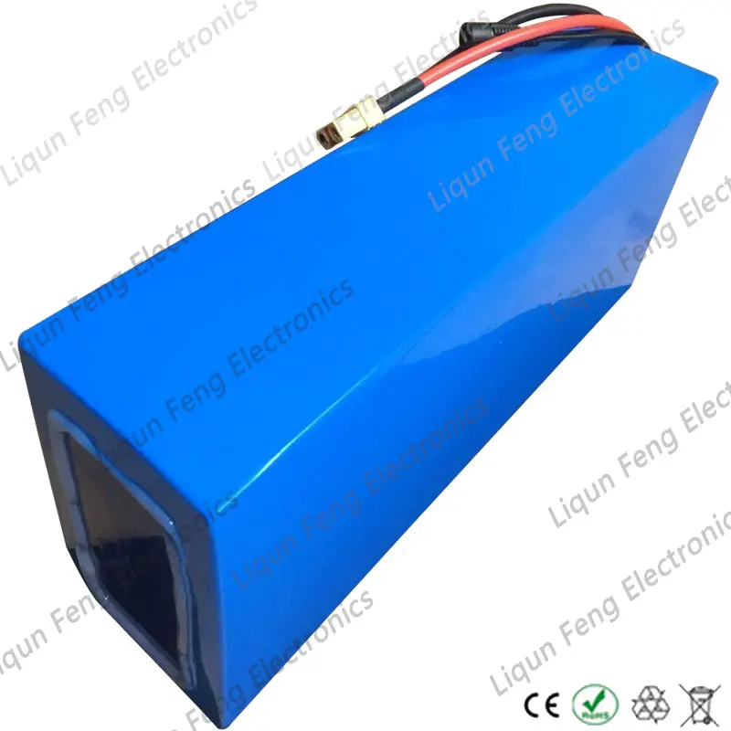 48V 1000W 2000W литиевая батарея 20ah ионная электрическая с зарядным устройством 54 6 V