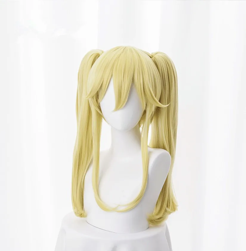 Аниме Kakegurui компульсивный игрок Косплей Kakegurui Твин Саотоме парик Золотой конский хвост женский COS Одежда Аксессуары Парик - Цвет: Золотой