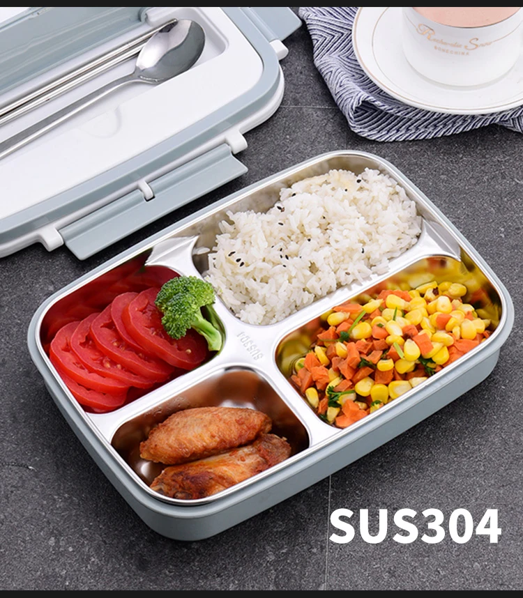 Портативный герметичный Ланч-бокс сохраняет температуру Bento box Кемпинг путешествия Туризм Офис школа портативный из нержавеющей стали еда Co