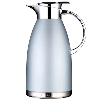 

Hot XD-Thermal Hot Water Jug Pitcher Stainless Steel Vacuum Bottle Double Layer Insulation Cafe Tea Kettle Pot