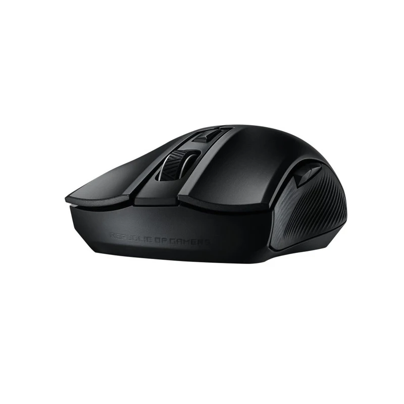 Мышь ASUS ROG Strix Carry 90MP01B0-B0UA00 беспроводная, оптическая, 7200 dpi, USB/Bluetooth, чехол, цвет: черный