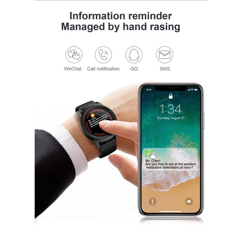Smart Watch DK02 Heart Rate Sleep Monitor Smart Health Fitness Tracker Bracelet Men Women Smart Watch Dropshipping.