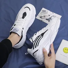 INS/Осенняя спортивная обувь в Корейском стиле для студентов Ulzzang; универсальная Уличная обувь для подиумов; Мужская обувь; модная обувь