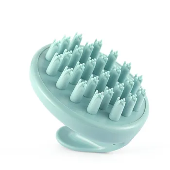 

Handheld Silicone Scalp Shampoo Massage Brush Washing Shower Hair Comb Mini Head Meridian Massage Comb