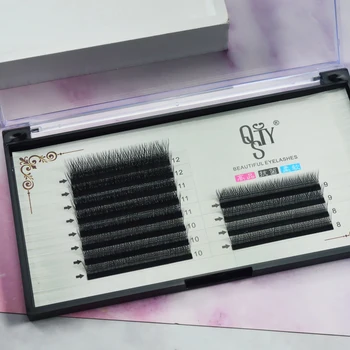 

YY Shape Eyelashes Extensions Two Tip lashes 0.07C Curl Hand-woven High quality wimpers individual eyelashes soft