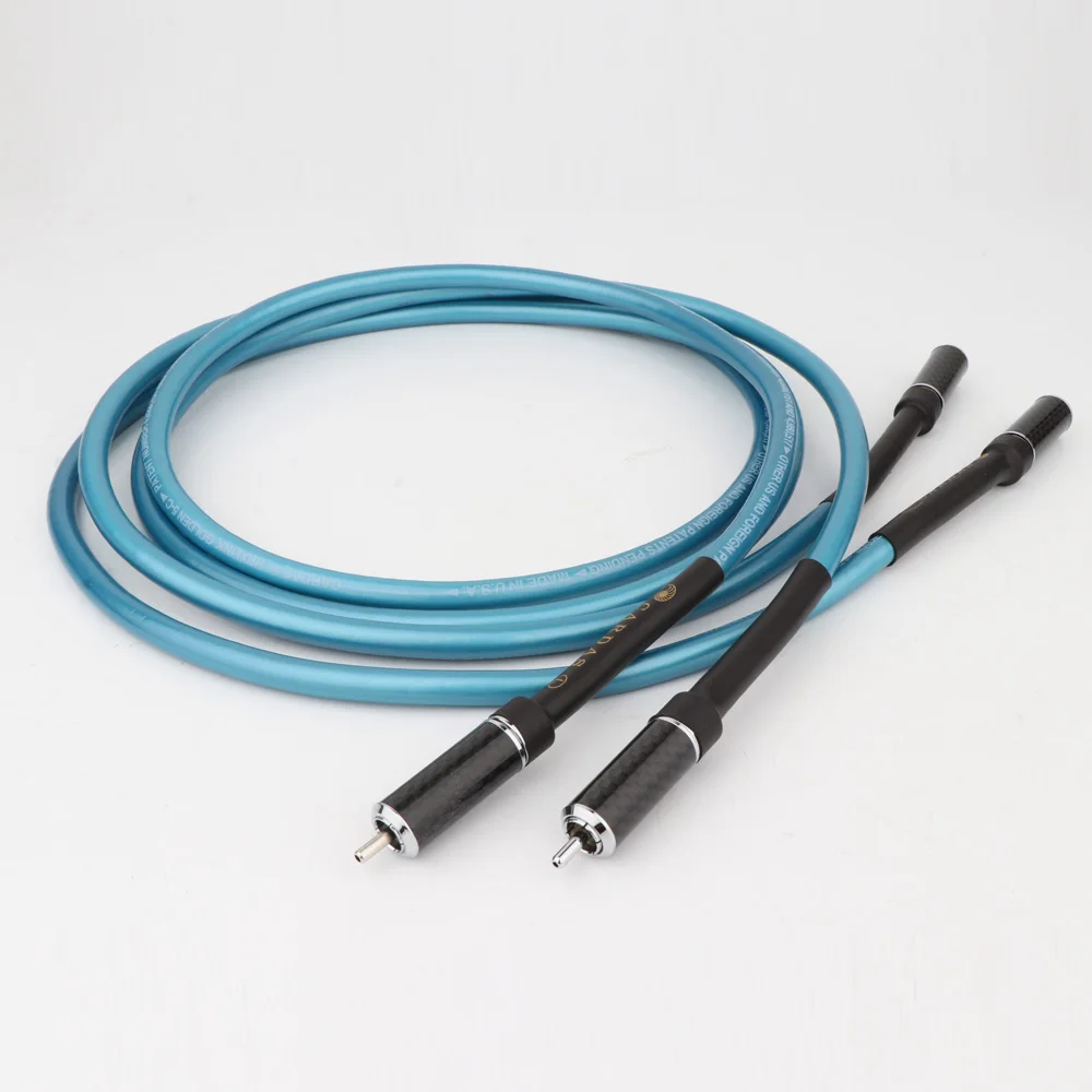 X424 Hifi Cardas Cavo Hexlink Cavo Audio Buon Suono Per Cavo Di Interconnessione Rca In Fibra Di Carbonio