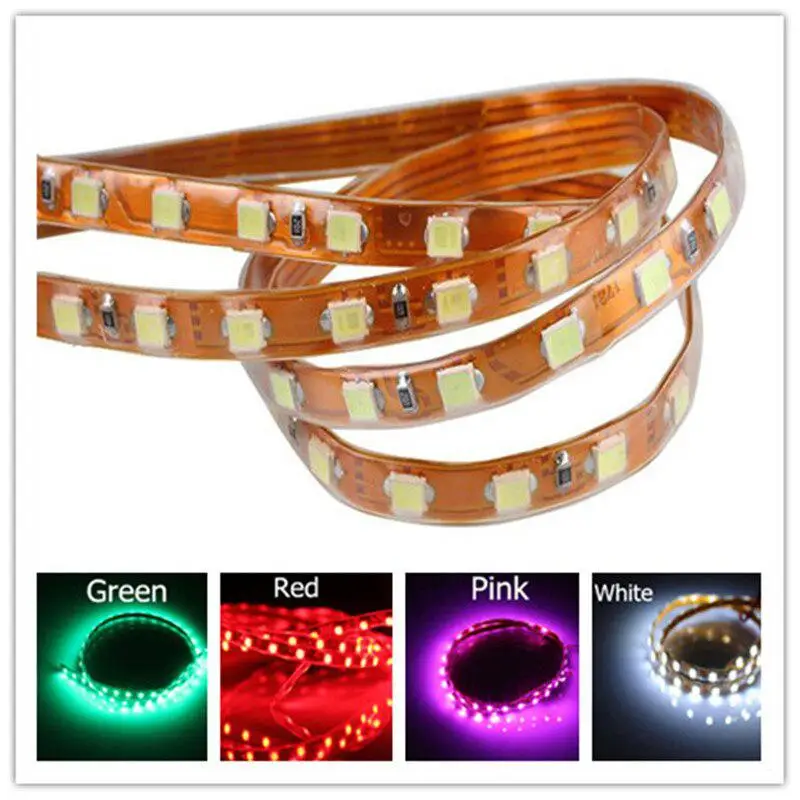 

12V Motorcycle Decorative Light Super Bright LED Waterproof Casing Light Strip Decor Lights Lamp Strip for Car Motorcycle Truck