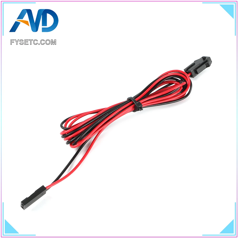 

3D Printer Parts Extension Cable 1m Molex Connector For Mosquito Thermistor or Mosquito 12V/24V Cooling Fan