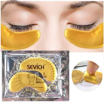 

Gold Crystal Collagen Eye Mask Eye Patch Anti-Aging Wrinkle Face Mask for the Eye Dark Circle Remover Gel Eye Patches Skin Care