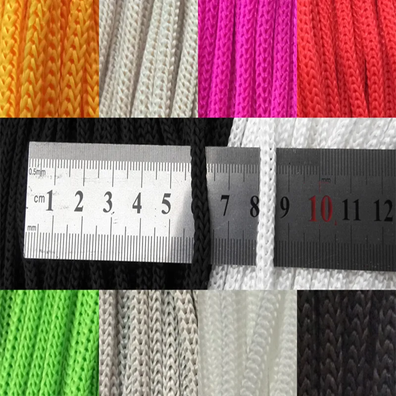 5 мм * 100 м/шт. полипропиленовая веревка цвет черный и белый толщина сделай сам