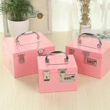 

Stainless Steel Piggy Bank Password Lock Box for Savings Coins Banknotes Money Box Portable Children's Gift