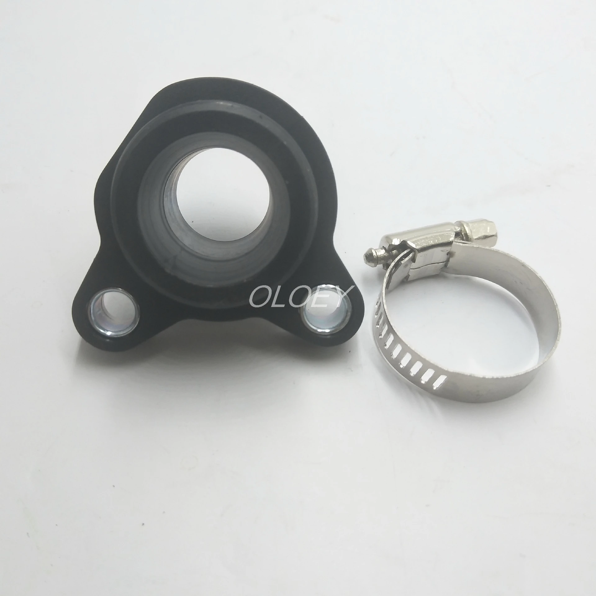 Car Radiator Water Pipe Water Pipe Joint + Clamp Cooling Water Pipe Joint Flange Water Pass