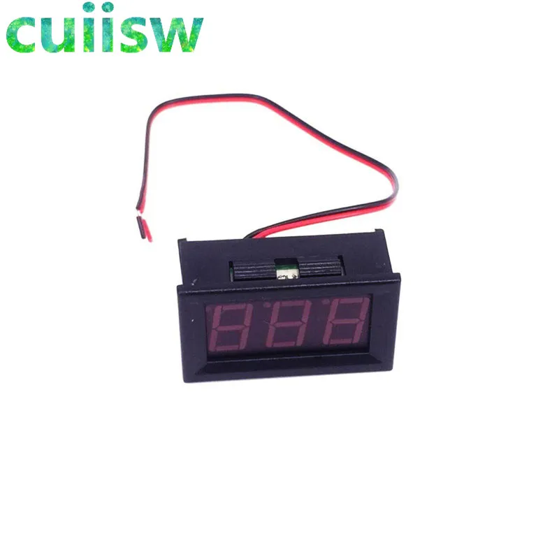 Digital Voltmeter Digital Voltmeter DC 4.5V to 30V Voltage Panel Meter Red/Blue/Green For 6V 12V Electromobile Motorcycle Car