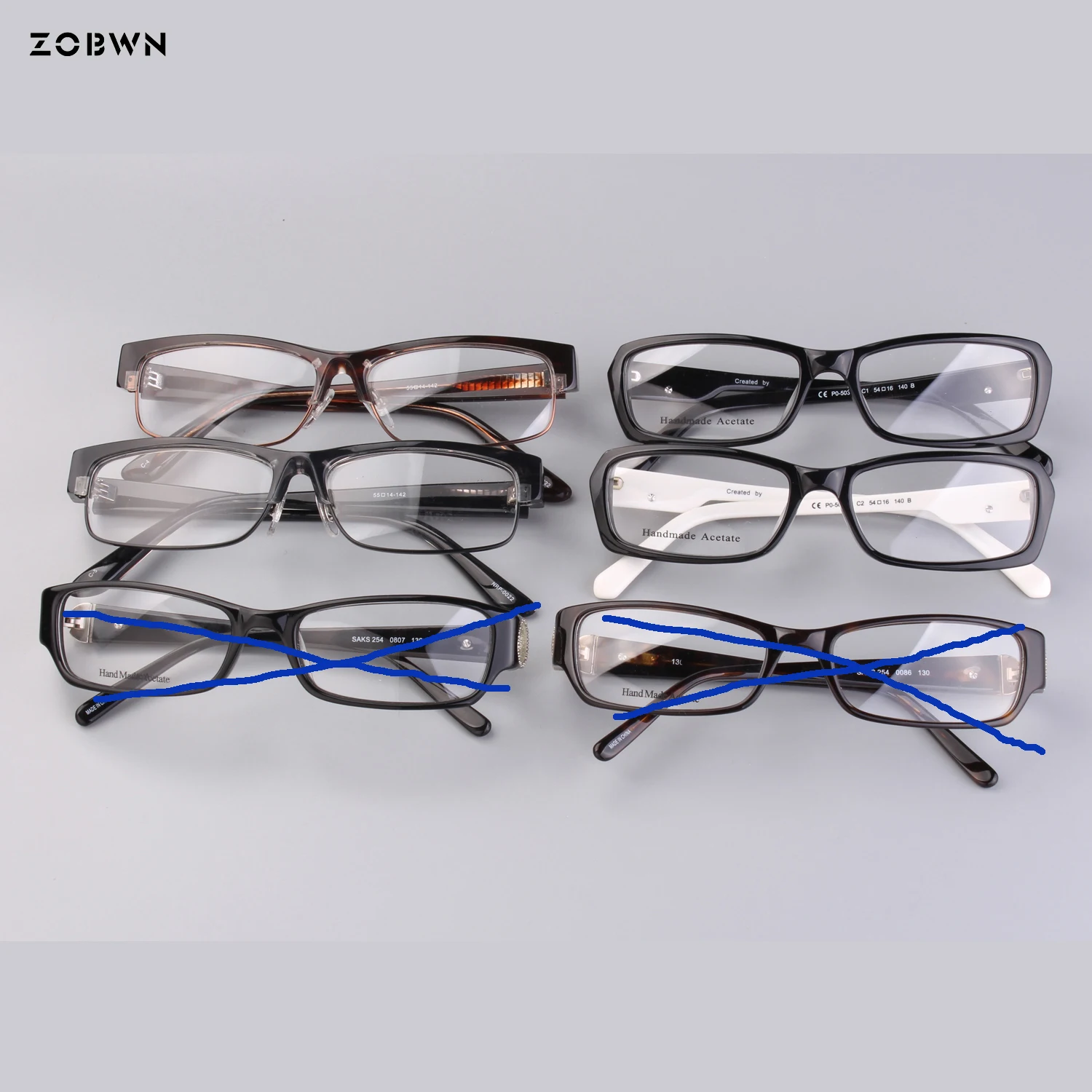 

Wholesale 2018 vintage marcas can Anti blue Men Women High Quality optical glasses for Reading Eyeglasses put Prescription lens