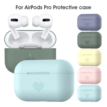 

Soft Earphone Case For Apple AirPods Pro Case Cover Cute TPU Silicone Earphones Case For AirPods Pro Capa Shell Love Couple