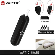 Regalo Fusion Spin It Vaptio IMate riscaldamento Vape Kit Heat-Not-Burn 1500mAh sigaretta elettronica All-in-one Heat cartuccia di tabacco