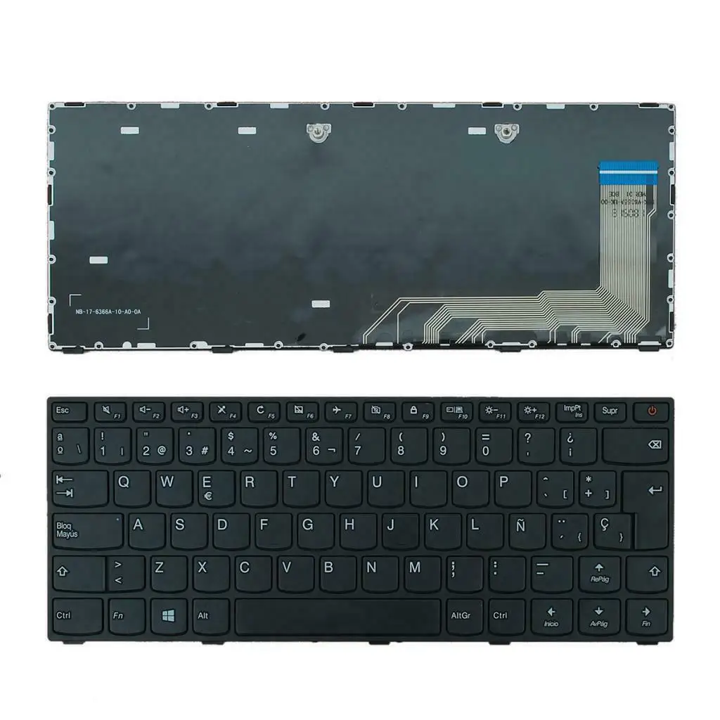 Замена испанской клавиатуры для lenovo IdeaPad 110-14ISK серии ноутбука SP
