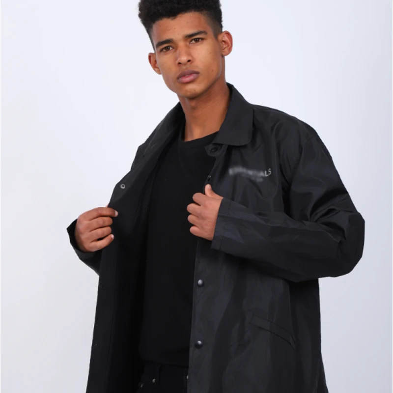 Los hombres de estilo Casual Streewear Trench abrigo para Austumn o invierno abrigo de Hip Hop
