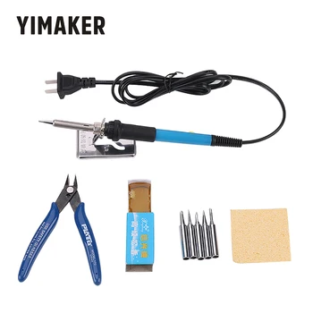 

YIMAKER 60W Soldering Iron Temperature Adjustable Electric Welding Solder Iron 4pcs Set Heat Pencil Repair Tool