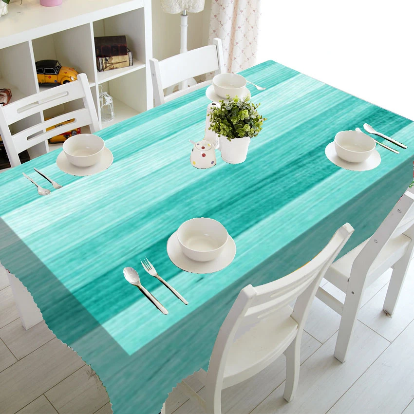 Aqua blue kitchen decor