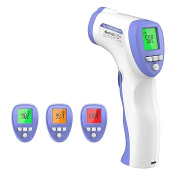 

Household Forehead Thermometer LCD IR Digital Infrared Body Temporal Thermometer Meter with Fever Alarm термометр уличный