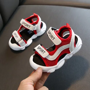 

New Kids Sandals Summer Leathers Sweet Children Sandals For Girls Toddler Baby Breathable Hoolow Outor Shoes
