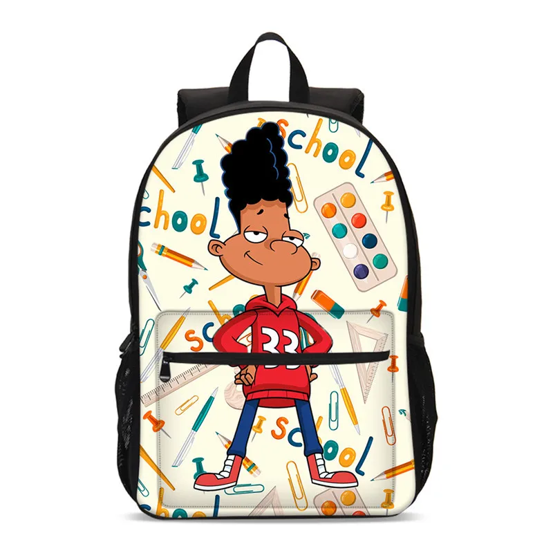 Детский Школьный рюкзак Mochila с мультипликационным принтом, рюкзак в Африканском и американском стиле для мальчиков, школьный рюкзак для подростков