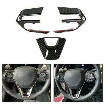 

ABS Steering Wheel Trim Hatchback Carbon Fiber Style Kits New High quality