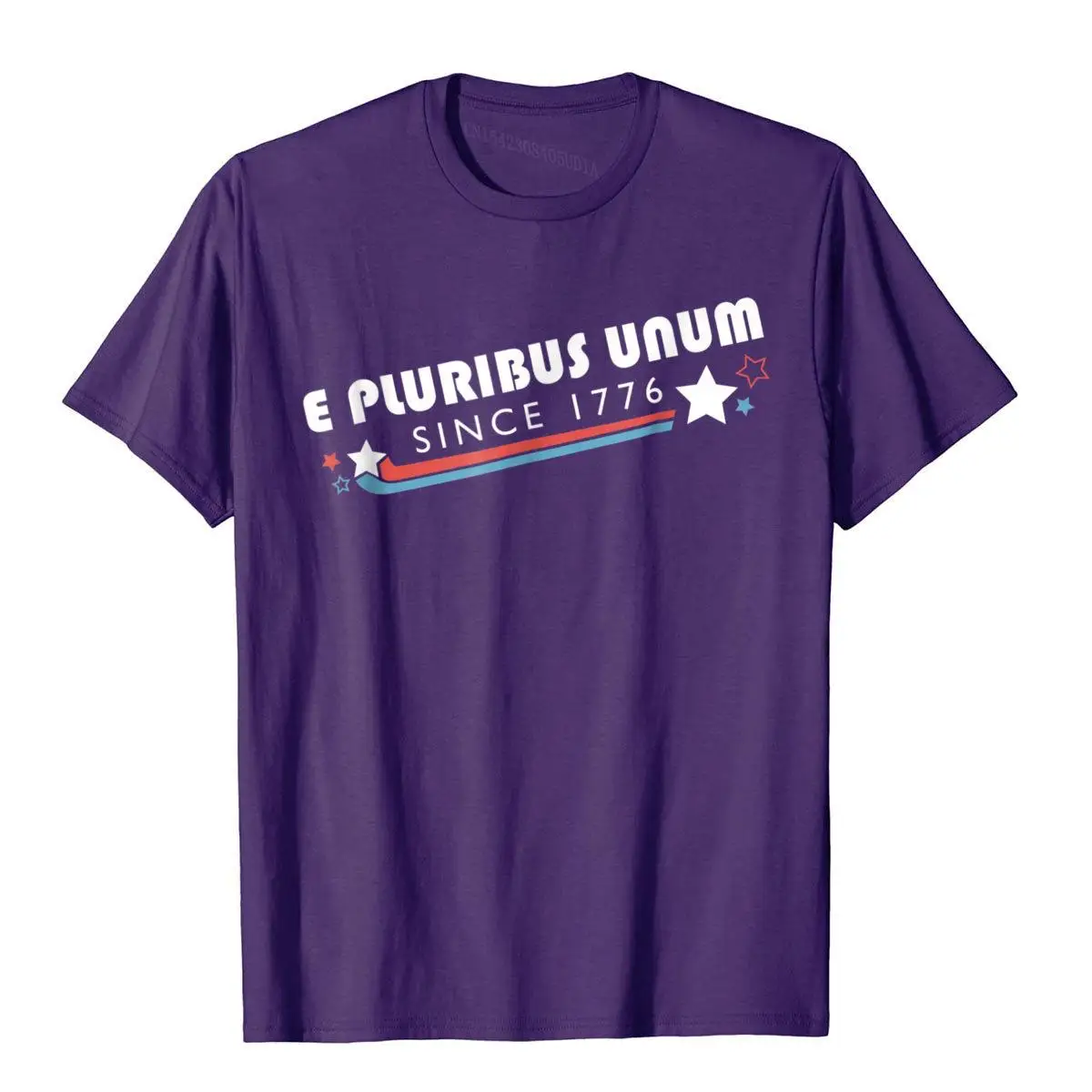 E Pluribus Unum Since 1776 Shirt Retro 4th of July__A10469purple