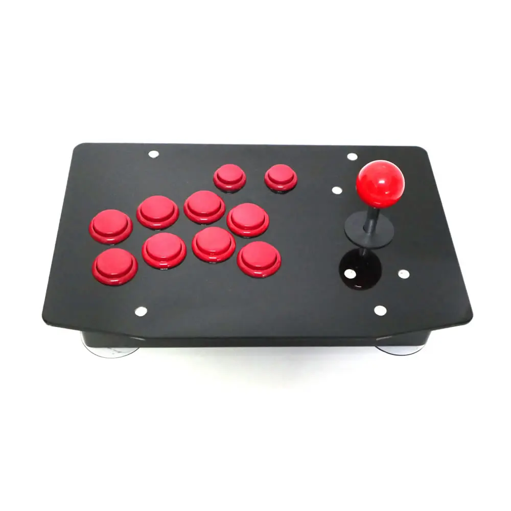 Joystick de Arcade para pc Painel Acrílico Preto Usb com Fio Rac-j500s 10 Botões - Image 5