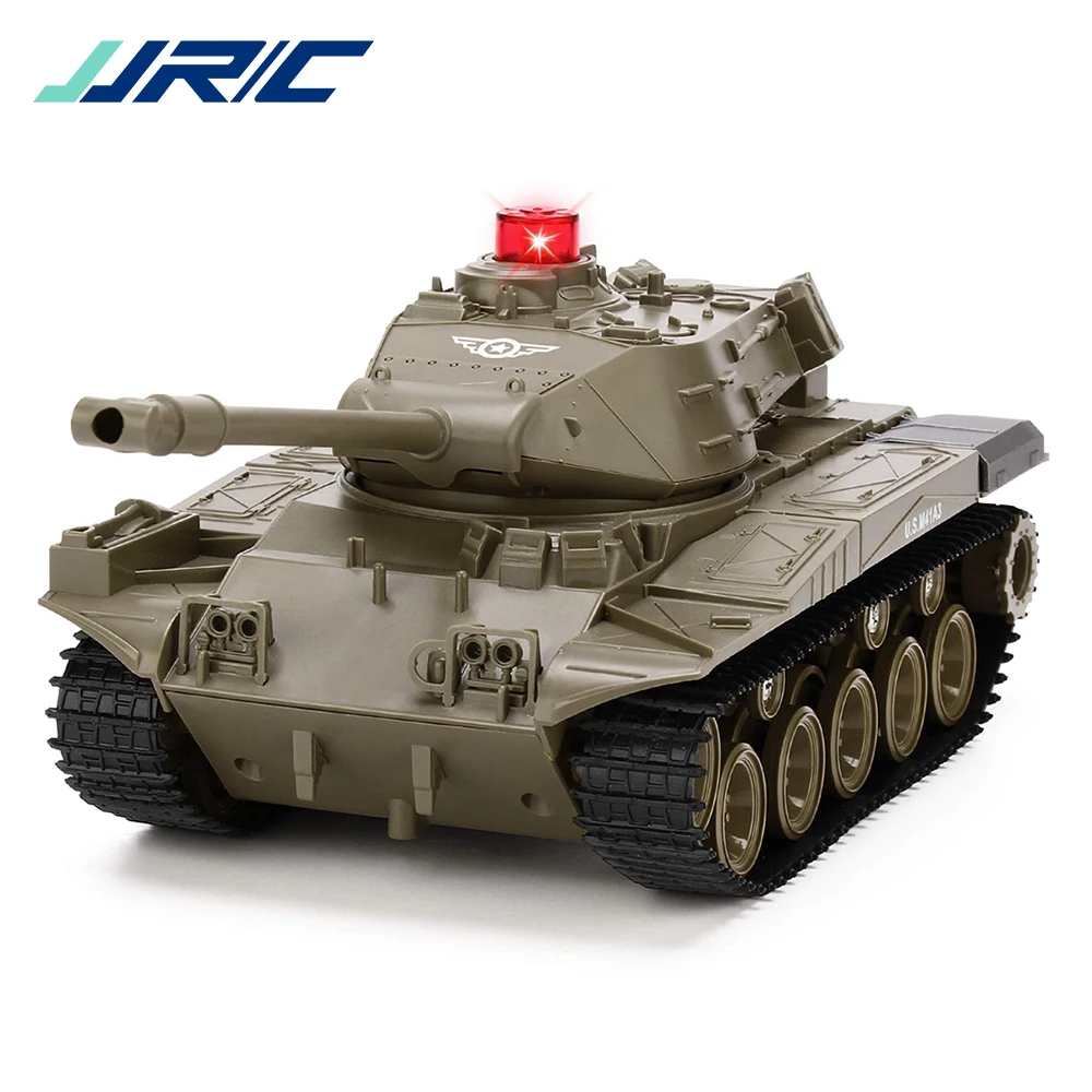 JJRC Q85 modelo de tanque RC, 2,4G Control remoto programable Crawler tanque, efectos de sonido tanque militar 1/30 RC car toy para niños
