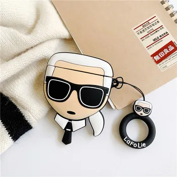 

Fashion Cool Unique Design Wireless Bluetooth Earphone Case for Apple Airpods 2 1 Cute 3D Silicone Soft Bags headset Cover