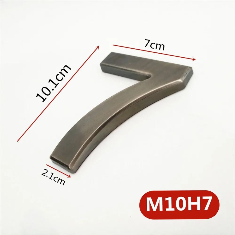 M10H深灰10cm塑料门牌=b选项7