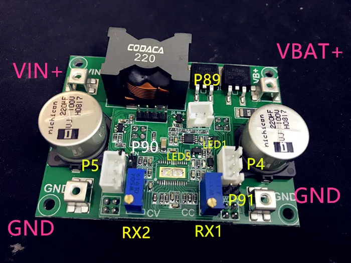 DC источник питания с высокой мощностью светодиодный постоянного тока от 12 80 В до