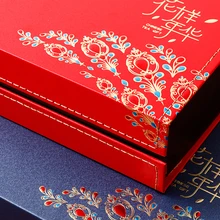 Звезда упаковка верхней чайной упаковки свеча свадьба Золотой шоколадный торт круглая жестяная коробка для печенья