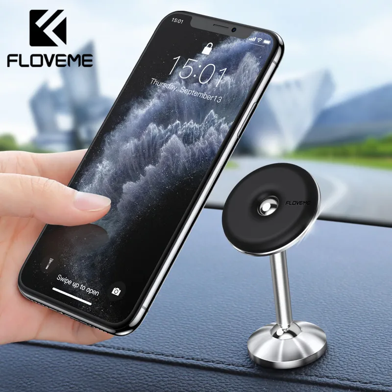 FLOVEME Hohe Magnetische Auto Telefon Halter Für iPhone Samsung 360 Grad Rotation Magnet Telefon Ha
