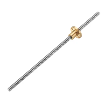 

T6 Lead Screw 200mm Length 6mm Thread 1mm Pitch Lead Screw with Copper Nut