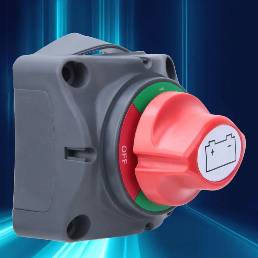 

power supply Switch ABS Plastic Power Cut On/Off Master Switch Embedded Dual Battery Disconnect Isolator for Marine Car Boat RV