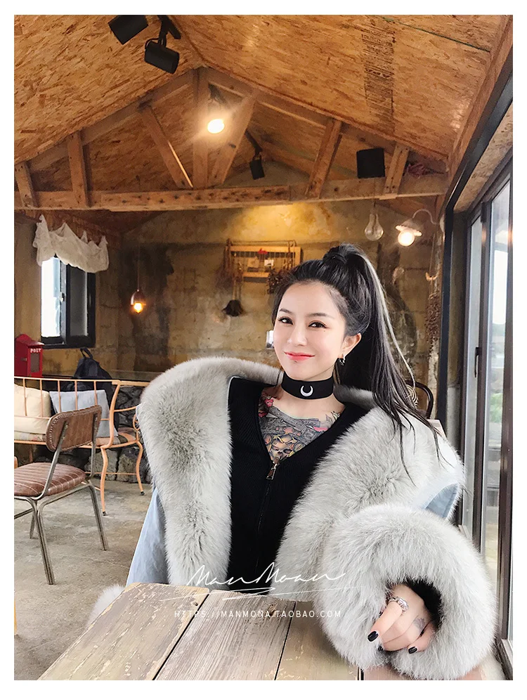 Tritone Furs デミバフミンク Aライン ファーコート XL相当 女性のための取り外し可能なファーコート,冬の毛皮のコート