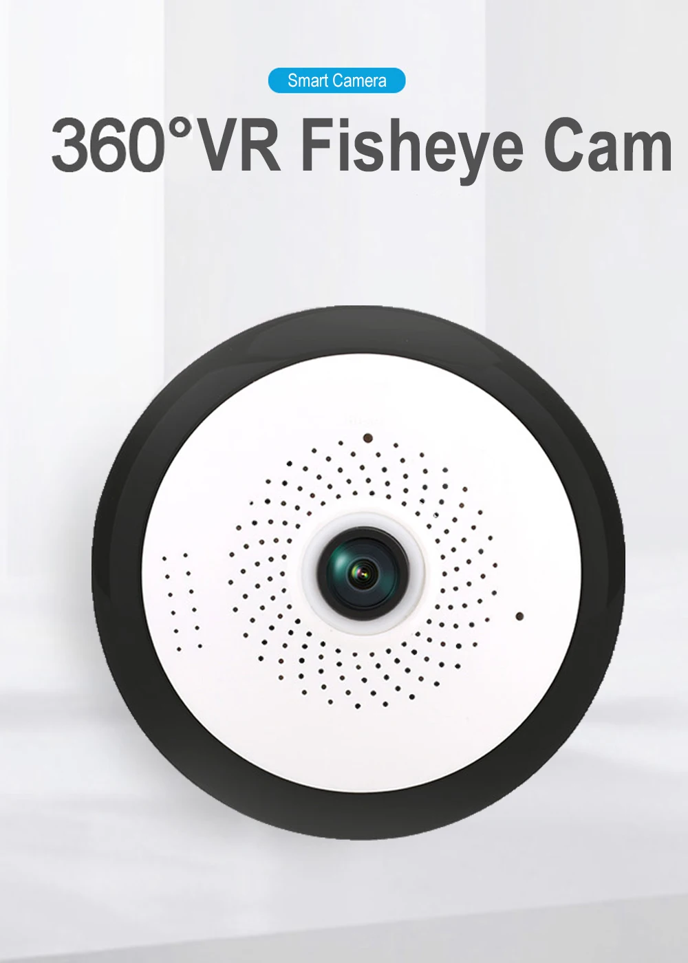 Панорамная IP камера видеонаблюдения HD 360 P рыбий глаз|Камеры видеонаблюдения| |