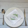 10pcs/lot Print Your Photo Satin Table Napkins Personalized Wedding Bridal Shower Napkin Rehearsal Dinner Hotel Party Napkins 6