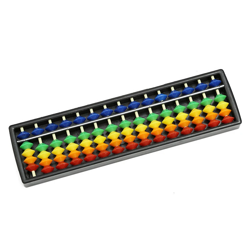 Abacus монтессори игрушка 15 цифр Малыш Школа обучения Математика арифметическая игрушка китайские Классические счеты Развивающие игрушки для детей - Цвет: E