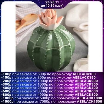 

Bank for bulk products "Cactus", 500 ml