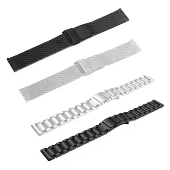 

Replacement Smart Watch Band Metal Buckle Mesh Wrist Strap for Xiaomi-Haylou Solar 22mm Watches Accessories