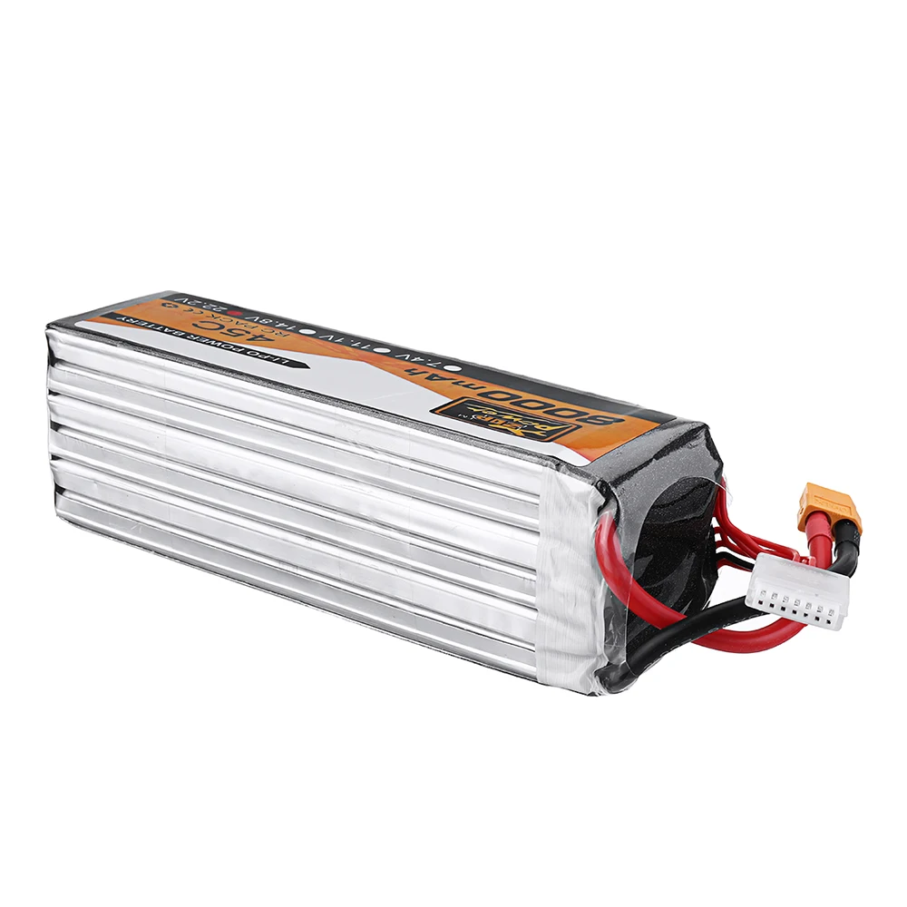 ZOP power 22,2 V 8000mAh 45C 6S Lipo батарея XT90 Разъем для FPV Racing DroneRC Car