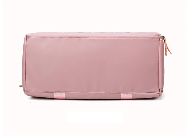 Новейший дизайн, розовая спортивная сумка с блестками и буквами для спортзала и фитнеса, сумка через плечо, женская и мужская сумка-тоут, сумка для путешествий