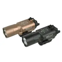 X300 пистолет с высоким выходом Тактический ультра пистолет светильник 500 люмен оружейный светильник Lanterna флэш-светильник светодиодный пистолет фонарь для 20 мм