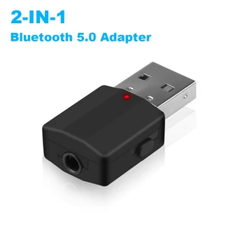 

2 IN 1 Bluetooth 5.0 Audio Receiver Transmitter Mini Stereo Bluetooth AUX RCA USB 3.5mm Jack For TV PC Car Kit Wireless Adapter